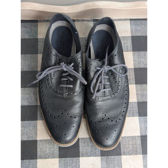 Cole Haan Zero Grand OS Wingtip Oxfords Black/Gray Men's Size 11M - Picture 1 of 16